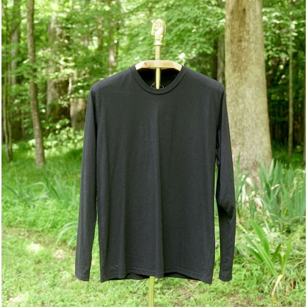 True Classic Men’s Black Long Sleeve T-Shirt